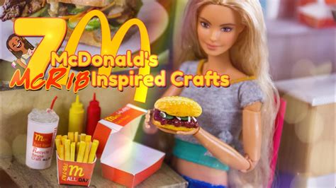 DIY How To Make 7 McDonalds McRib Inspired Crafts Worksheets Library