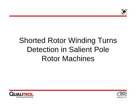 Pdf Shorted Rotor Winding Turns Detection In Salient Pole Rotor Machines Dokumentips