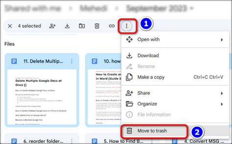 Delete Multiple Google Docs At Once Save Time Space