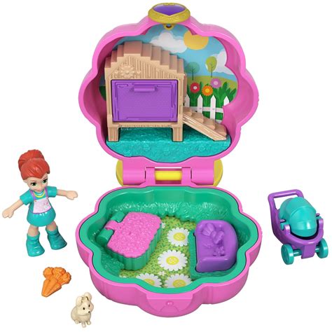 Polly Pocket Tiny Pocket Places Lila Pet Compact with Doll - Walmart ...