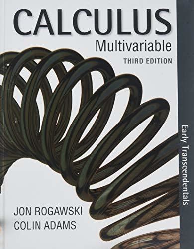 Calculus Early Transcendentals Multivariable 3e Single Term Webassign With E Book For Calculus