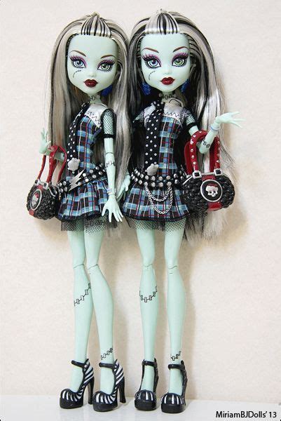 Frankie Stein 1st Edition And Frankie Stein Re Edition Monster High Art Monster High