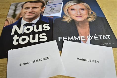 French Elections Macron To Face Off Far Right Challenger Le Pen