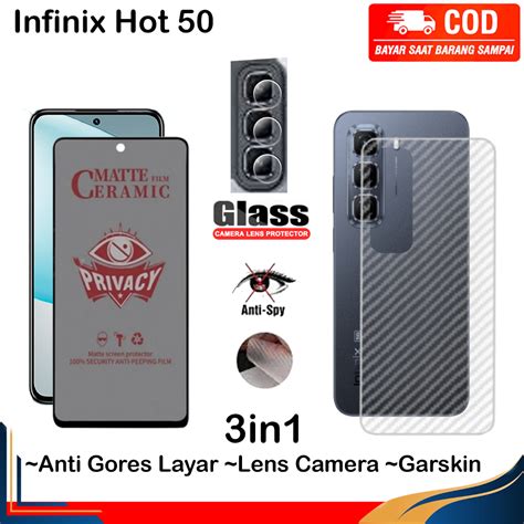 Jual Paket Hemat In Infinix Hot I Anti Gores Layar Tg Camera Garskin D Shopee Indonesia