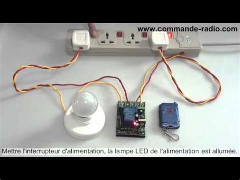 Longue Distance Commande Éclairage Par Kit Interrupteur Sans Fil avec