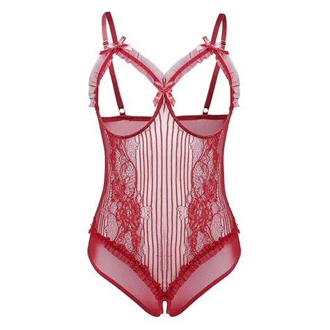 Plus Size Women Sexy Bustiers And Corsets Lingerie Corset Hole Bra See