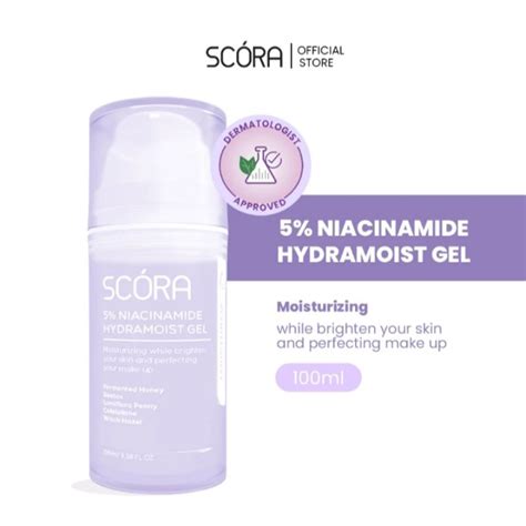 Jual SCORA 5 Niacinamide Hydramoist Gel 100ml Moisturizer Pelembab