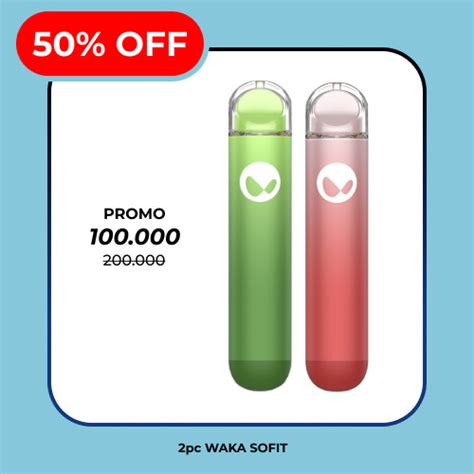 Jual WAKA SoFit Bundle Disposable Pod Mix Rasa Jakarta Barat