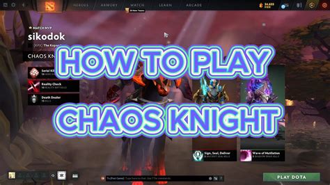 HOW TO PLAY CHAOS KNIGHT YouTube