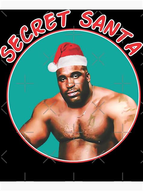 Secret Santa Barry Wood Santa Well Endowed Man Meme Black Guy Dick