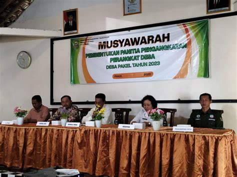 Musyawarah Pembentukan Panitia Pengangkatan Perangkat Desa Tahun