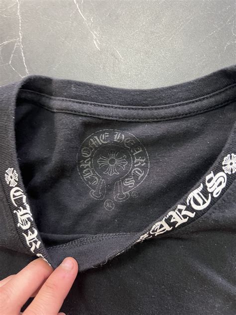 Chrome Hearts Chrome Hearts Neck Logo T Shirt Grailed