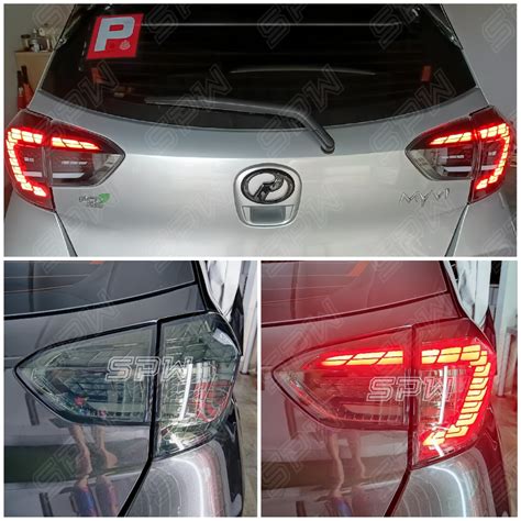 Perodua Myvi Mg3 2018 2024 Led Tail Lamp Tail Light Brake Light