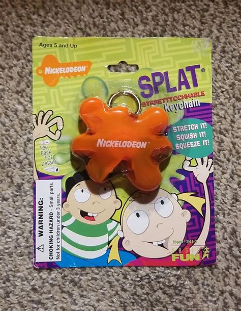 1997 Nickelodeon Splat Keychain | Childhood tv shows, Nickelodeon ...