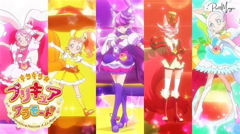 [1080p] Cure Whip Cure Custard Cure Macaron Cure Chocolat And Cure Parfait Transformation Youtube