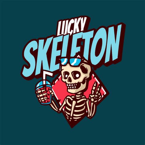 Placeit Streetwear Logo Maker Featuring A Funny Skeleton Clipart