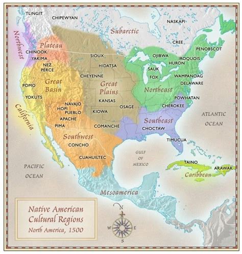 Native American Nations Map