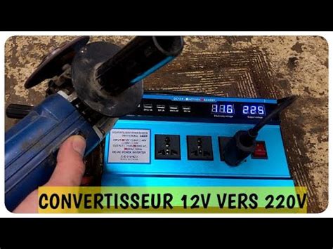 TUTO COMMENT TRANSFORMER DU 12V DC EN 220V AC YouTube