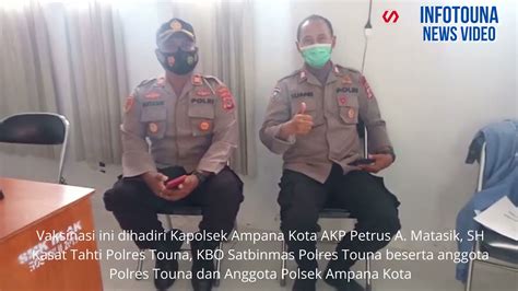 Pelaksanaan Vaksinasi Pelajar Smk Komputer Ampana Kota Youtube