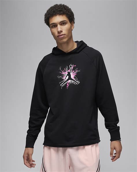 Sweat à capuche en tissu Fleece à motif Jordan Dri FIT Sport pour homme