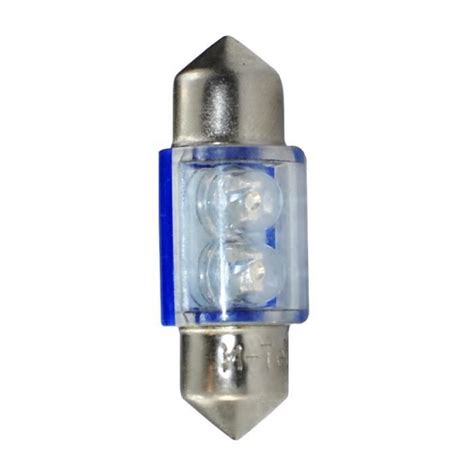 Flux Ampoules Navettes Led Bleues Mm V W