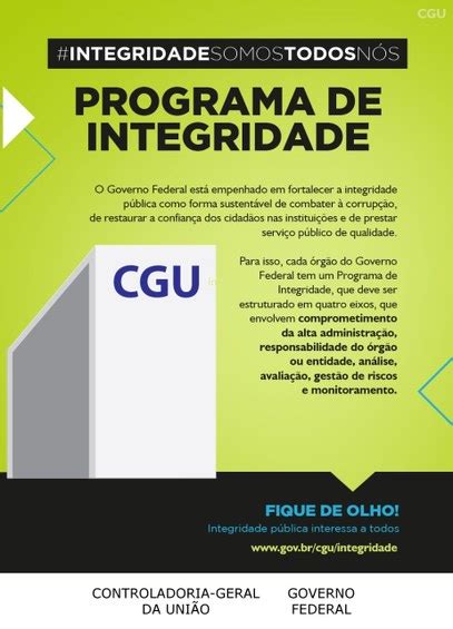 Cgu Realiza Campanha De Integridade No Servi O P Blico Universidade