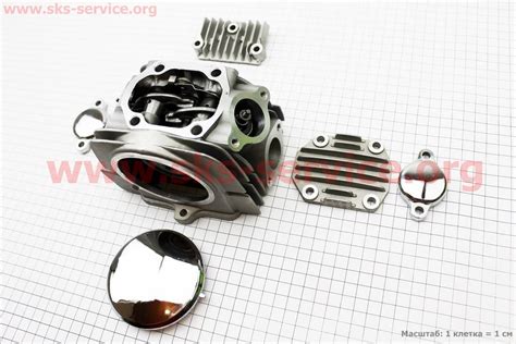 Головка цилиндра в сборе Yinxiang YX125 (CB-125cc) полный к-кт для ...