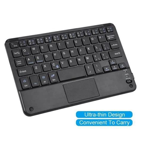 Lia Clavier Bluetooth Avec Pav Tactile Sans Fil En Aluminium Ultra