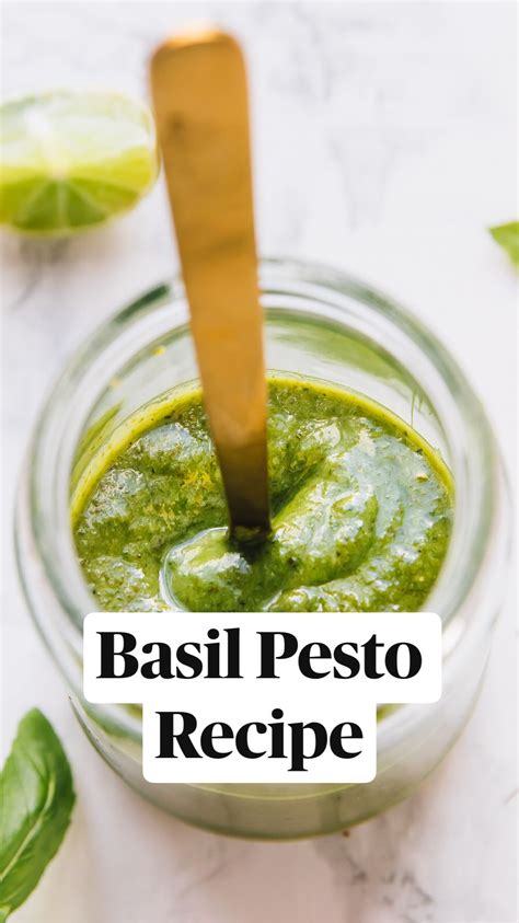 Basil Pesto Recipe Artofit