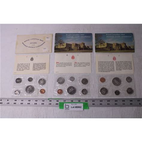 (3) Sets of Canadian Collectible Uncirculated Coins - 1972, 1973 and ...