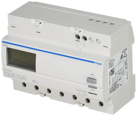 Hager Ec360 Compteur d énergie triphasé 100a 230 V mesure directe