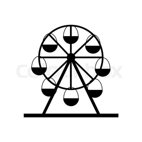 Ferris Wheel Illustration Vector