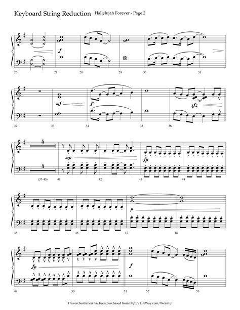 Hallelujah Forever Choral Anthem SATB String Reduction Sheet Music