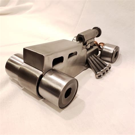 Rat Rod Sculpture Hot Rod Dragster Model Automotive Decor Etsy