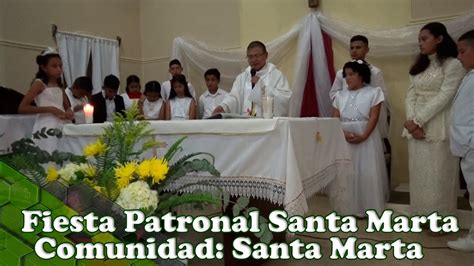 Vigilia Fiesta Patronal Santa Marta Alfa Tv YouTube