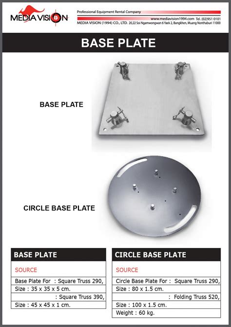 BASE PLATE - mediavision1994