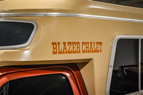 The Crazy Rare Chevrolet Blazer Chalet Is Vintage Camper Goals