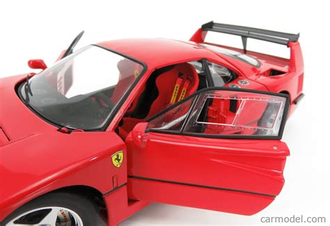 MATTEL HOT WHEELS P9922 Scale 1 18 FERRARI F40 COMPETIZIONE TEST VERSION 1989 RED