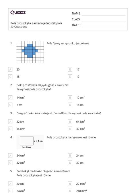 Ponad 50 Pomiar długości arkuszy roboczych dla Klasa 4 w Quizizz