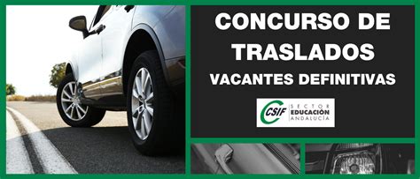 CSIF CONCURSO DE TRASLADOS 23 24 Publicación de vacantes definitivas