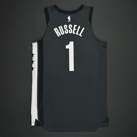 D Angelo Russell Brooklyn Nets Statement Game Issued Jersey