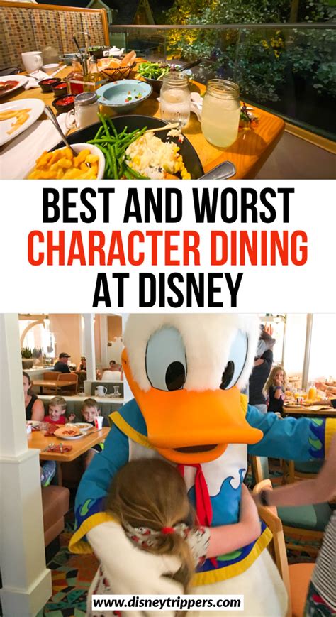 Character Dining Disney World Dining At Disney World Disney World