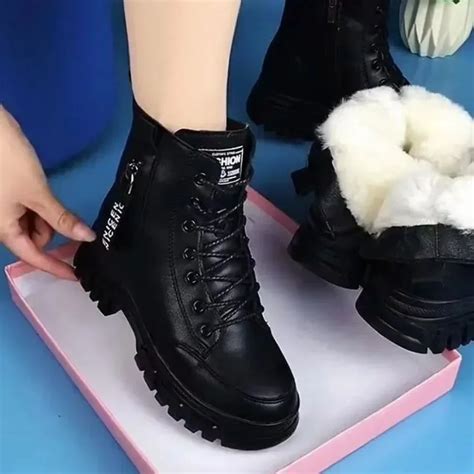 Ботильоны женские на платформе со шнуровкой | AliExpress