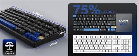 Yunzii Al Gaming Keyboard Aluminium Wireless Mechanical Keyboard Bt G Wired Hot Swap