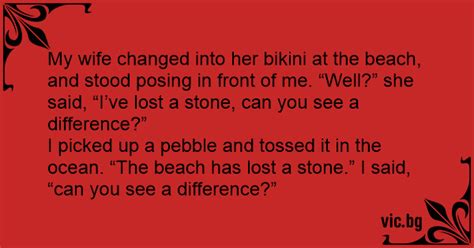 My Wife Changed Into Her Bikini At The Beach And Stood Posing In Front Of Me Well She Said