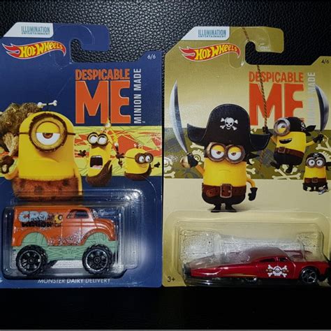 Hot Wheels Despicable Me Minion Cars Hobbies Toys Toys Games On Carousell