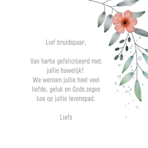 Christelijke Felicitatiekaart Huwelijk Met Kaartje Go