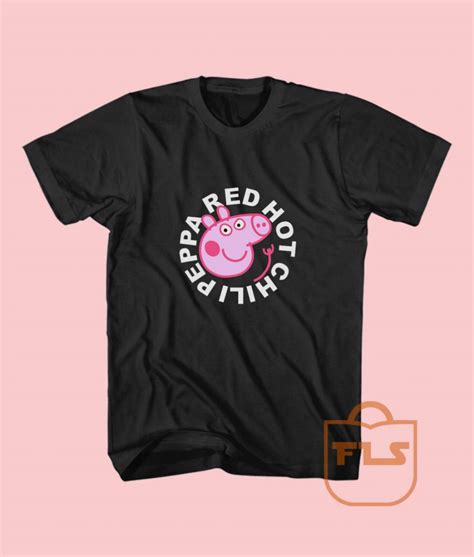 Red Hot Chili Peppa Pig RHCP Parody T Shirt FEROLOS