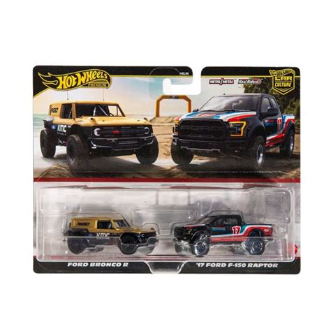Hot Wheels Car Culture Ford Bronco R And Ford F Raptor