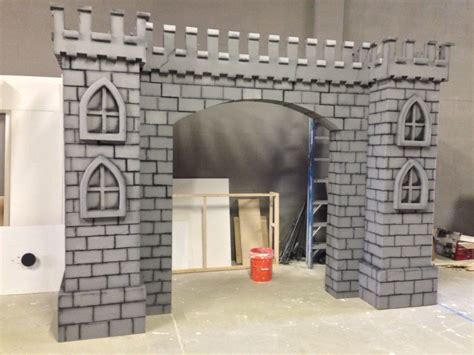 We Just Finished Our Castle Facade Measures 9 Feet Tall By 12 Feet